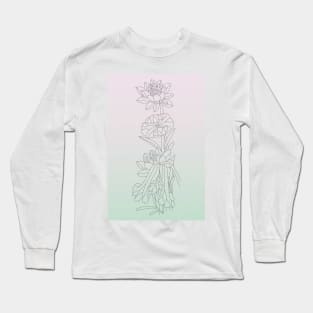 Relaxing Lotus Long Sleeve T-Shirt